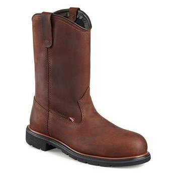 Red Wing Férfi DynaForce 11-inch Waterproof Safety Toe Munkavédelmi Bakancs Gesztenyebarna